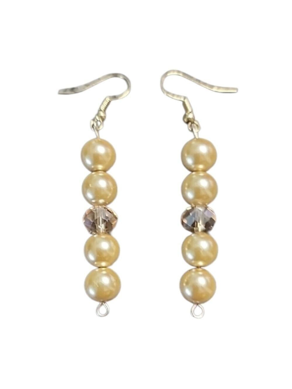 💥4 For $20💥Elegant Gold Faux Pearl Drop Earrings